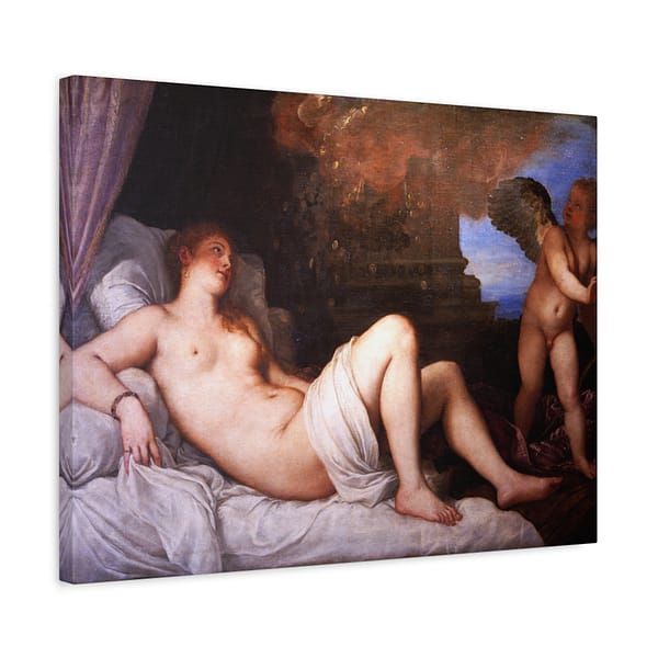 18125453119060981872_2048.jpeg Danaë - Titian (c. 1544-46) - Renaissance Canvas Print