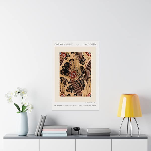 18170478855729744910_2048.jpeg Flower Pattern Stencil Print - Compositions dans le Gout Oriental - E. A. Séguy (1914) - Art Deco Poster Print