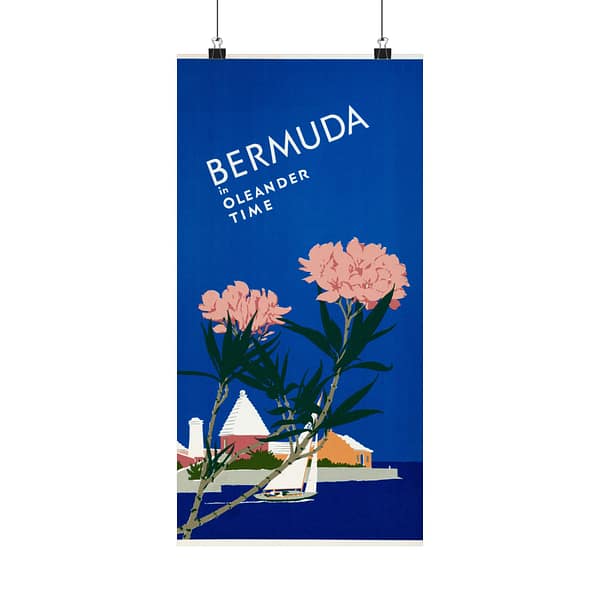 1821380639276425074_2048-1.jpeg Bermuda in Oleander Time Adolph Treidler (1952) - Vintage Travel Poster Print