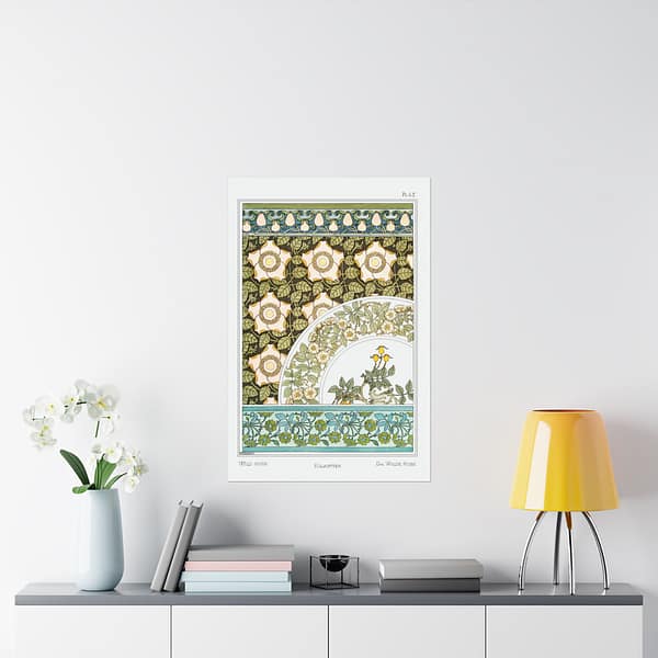 18264064149585934711_2048.jpeg Églantier (Wild Rose) from La Plante et ses Applications Ornementales - Maurice Pillard Verneuil (1896) - Art Nouveau Poster Print