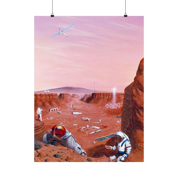18304376612467522863_2048.jpeg Exploration of the Surface of Mars - NASA (2005) - Space Age Poster Print
