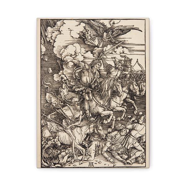 18336336096831748043_2048.jpeg The Four Horsemen of the Apocalypse - Albrecht Dürer (1498) - Renaissance Canvas Print