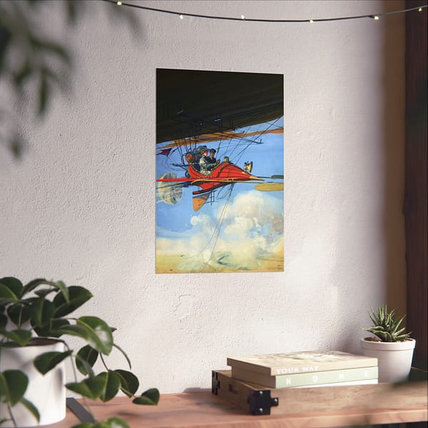 18358708963066907049_2048.jpeg Vintage Air Travel - Harry Grant Dart - Vintage Art Poster Print
