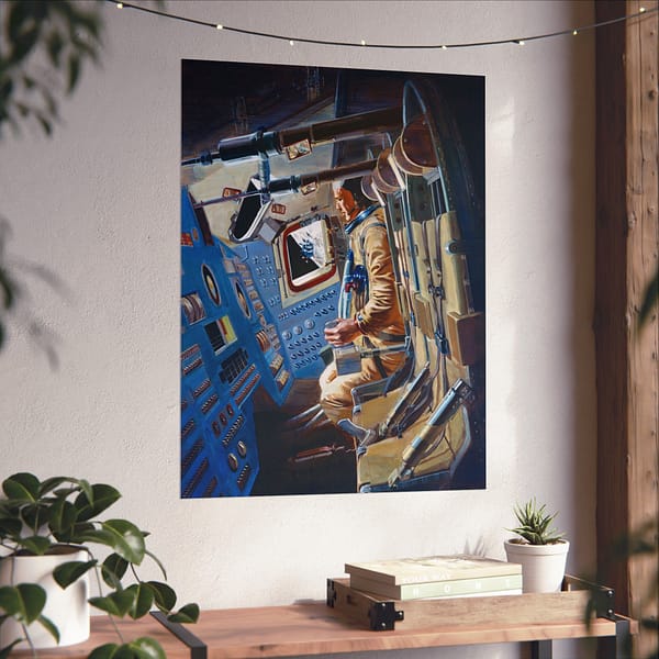 18388943987202079457_2048.jpeg Apollo 12 Command Module Concept - NASA (1969) - Space Age Poster Print