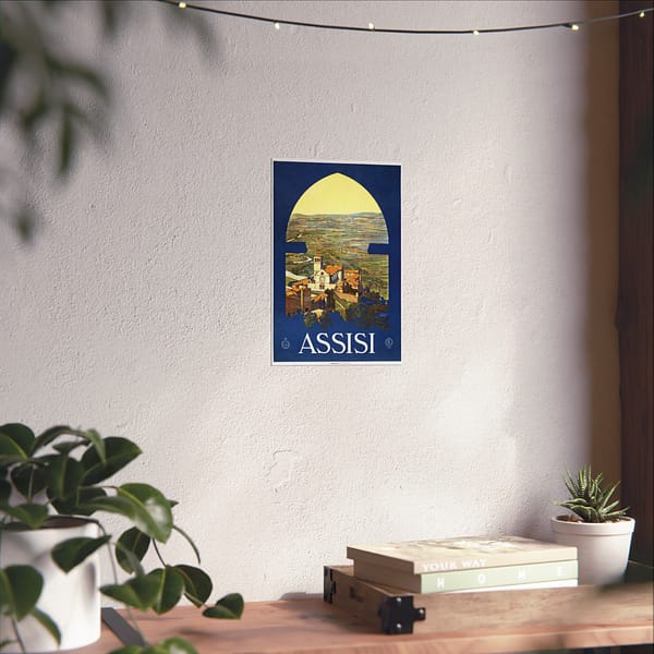 200277081164481052_2048.jpeg Assisi, Italy - ENIT Italian National Tourist Board - Vittorio Grassi (c. 1920) - Vintage Travel Poster Print