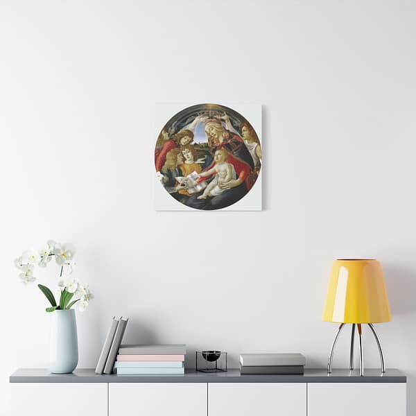 2034922166664952764_2048.jpeg The Madonna of the Magnificat - Sandro Botticelli (c. 1481-84) - Renaissance Canvas Print