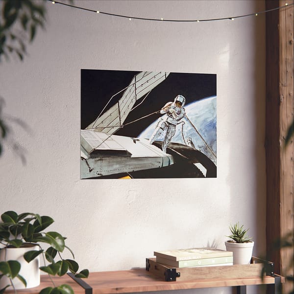 2196383124355885501_2048.jpeg Charles Conrad Jr., Skylab 2 Commander - NASA, Paul Fjeld (1973) - Space Age Poster Print