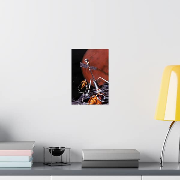 2236025624201068787_2048.jpeg Possible Exploration Programs - NASA, Pat Rawlings (1986) - Space Age Poster Print