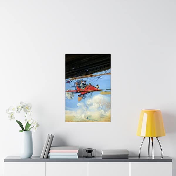 2327175985843727122_2048.jpeg Vintage Air Travel - Harry Grant Dart - Vintage Art Poster Print