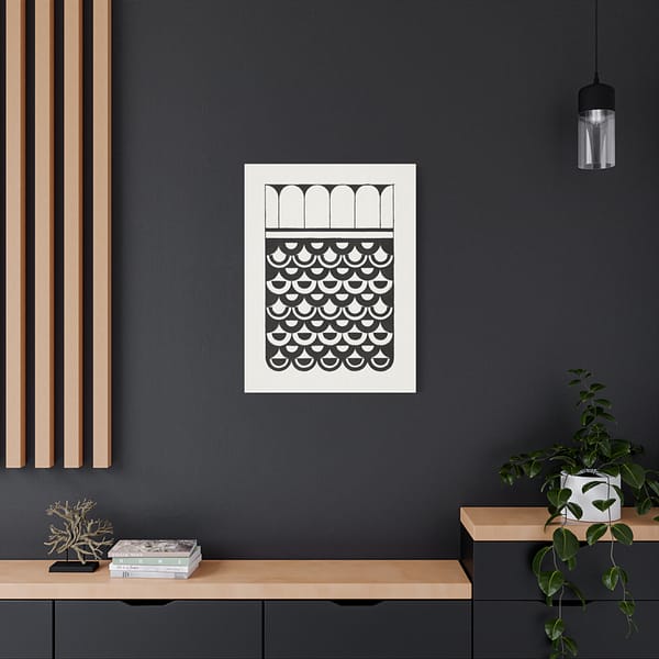 2529780838534446759_2048.jpeg Ornament of Scales (Ornament van Schubben) - Samuel Jessurun de Mesquita - Art Deco Canvas Print
