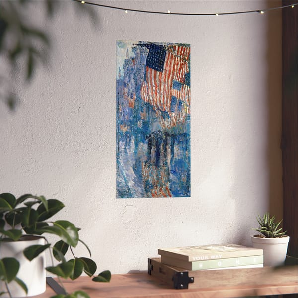 2624232827871618311_2048.jpeg The Avenue in the Rain - Frederick Childe Hassam (1917) - Patriotic Poster Print