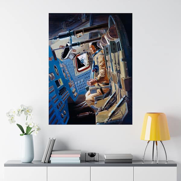 2695221438412713212_2048.jpeg Apollo 12 Command Module Concept - NASA (1969) - Space Age Poster Print