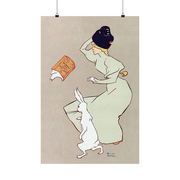 2920078647648399486_2048.jpeg Advertisement for a March issue of Harper's New Monthly Magazine - Edward Penfield (c. 1895-1900) - Vintage Art Poster Print