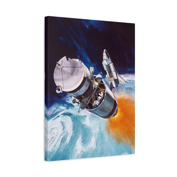 3013276359693039863_2048.jpeg Solar Polar Spacecraft Concept - NASA (1978) - Space Age Canvas Print