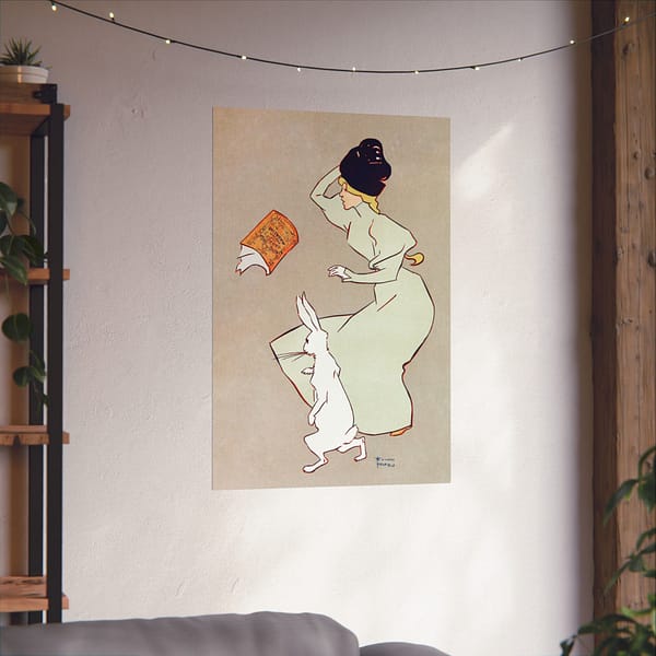 302523796567589918_2048.jpeg Advertisement for a March issue of Harper's New Monthly Magazine - Edward Penfield (c. 1895-1900) - Vintage Art Poster Print