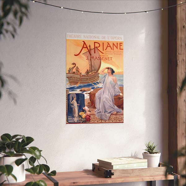 3032291940888214260_2048.jpeg Ariane Theatre National De L'Opera - Albert Maignan (1906) - Art Nouveau Poster Print