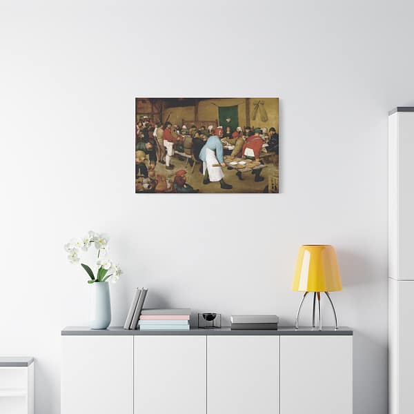 3146746824418788096_2048.jpeg The Peasant Wedding - Pieter Bruegel the Elder (1567) - Renaissance Canvas Print