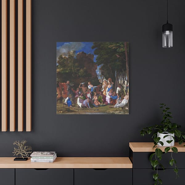 3240956985287821781_2048.jpeg The Feast of the Gods - Giovanni Bellini and Titian (c. 1514-29) - Renaissance Canvas Print