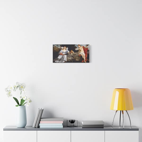 3251422682048313837_2048.jpeg Sacred and Profane Love - Titian (c. 1514) - Renaissance Canvas Print
