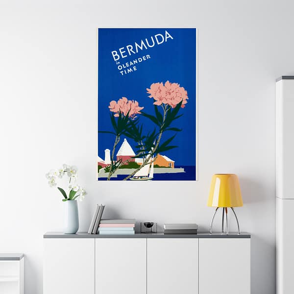 3320016393663017175_2048.jpeg Bermuda in Oleander Time Adolph Treidler (1952) - Vintage Travel Poster Print