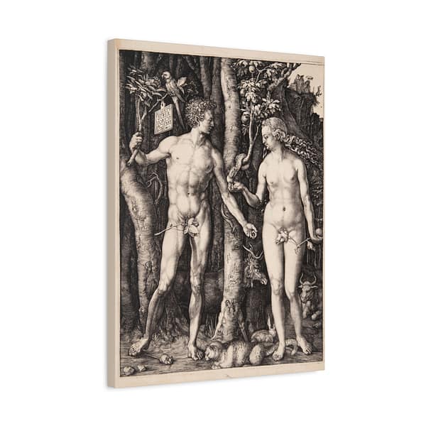 3409628712089435059_2048.jpeg Adam and Eve - Albrecht Dürer (1504) - Renaissance Canvas Print