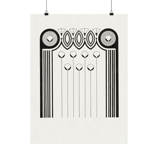 3415597418581139964_2048.jpeg Ornamental Letterpress Stamp for a Book Binding - Samuel Jessurun de Mesquita - Art Deco Poster Print