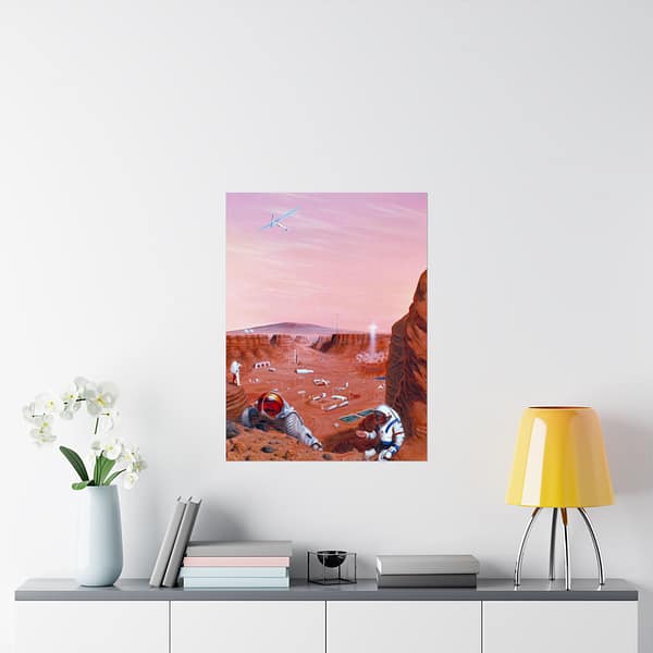 3812403806043100450_2048.jpeg Exploration of the Surface of Mars - NASA (2005) - Space Age Poster Print