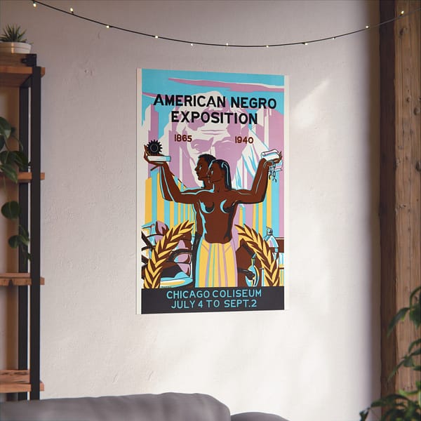 3868031930095442970_2048.jpeg American Negro Exposition - Robert Savon Pious (1940) - Art Deco Poster Print