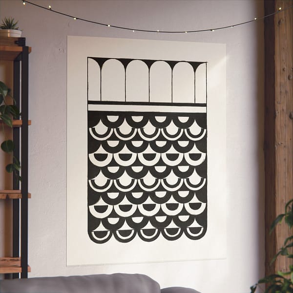 3902866127804277702_2048.jpeg Ornament of Scales (Ornament van Schubben) - Samuel Jessurun de Mesquita - Art Deco Poster Print