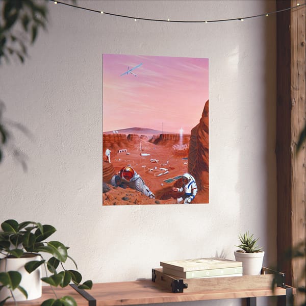 3915463829841178028_2048.jpeg Exploration of the Surface of Mars - NASA (2005) - Space Age Poster Print