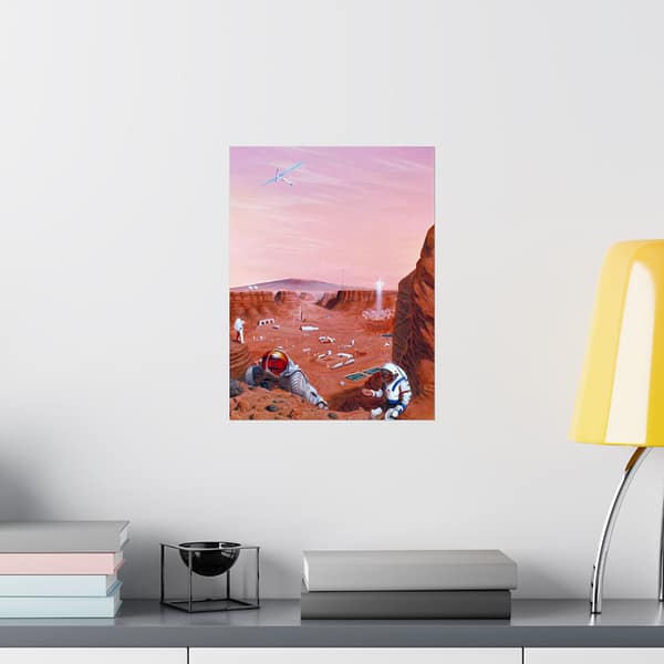 3919785676200888306_2048.jpeg Exploration of the Surface of Mars - NASA (2005) - Space Age Poster Print