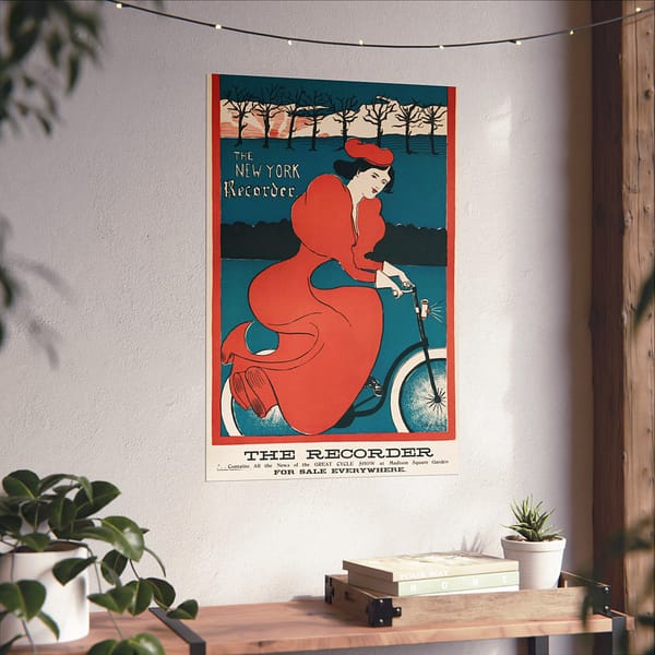 4023649890731350932_2048.jpeg The New York Recorder - G. F. Scotson-Clark (1895) - Art Nouveau Poster Print