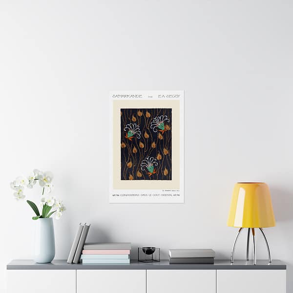 4167919463271771510_2048.jpeg Flower Pattern Pochoir Print - Compositions dans le Gout Oriental - E. A. Séguy (1914) - Art Deco Poster Print