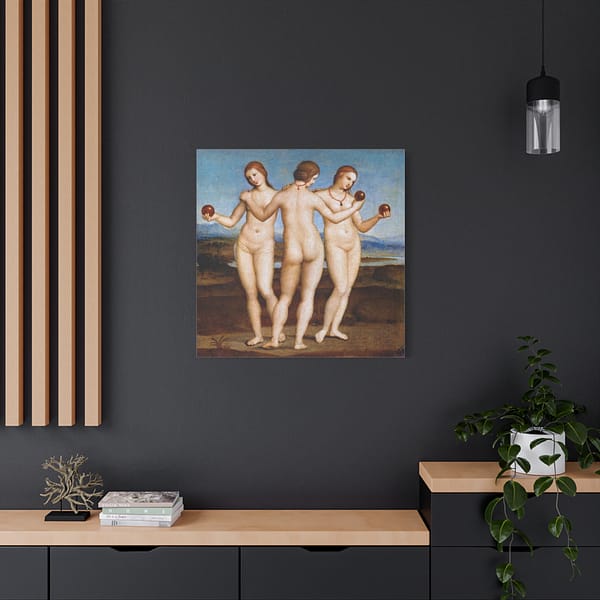 4184968660726590303_2048.jpeg The Three Graces - Raphael (c. 1503-05) - Renaissance Canvas Print