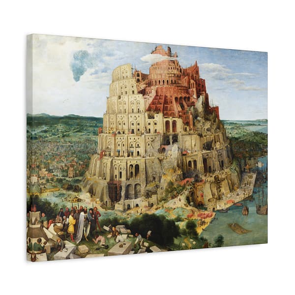 420123414348327082_2048.jpeg The Tower of Babel - Pieter Bruegel the Elder (1563) - Renaissance Canvas Print
