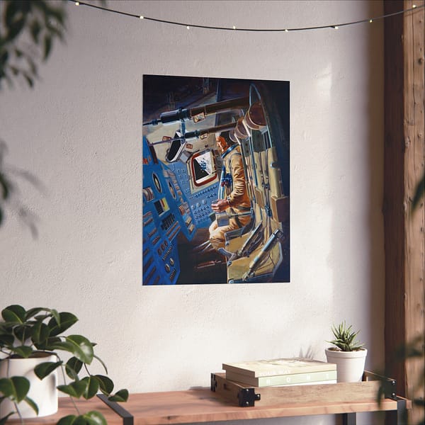420444903826570815_2048.jpeg Apollo 12 Command Module Concept - NASA (1969) - Space Age Poster Print