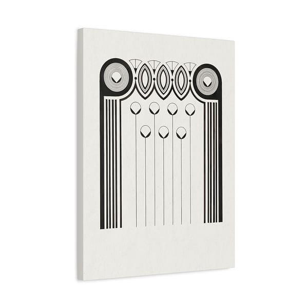 4298640072239734906_2048.jpeg Ornamental Letterpress Stamp for a Book Binding - Samuel Jessurun de Mesquita - Art Deco Canvas Print