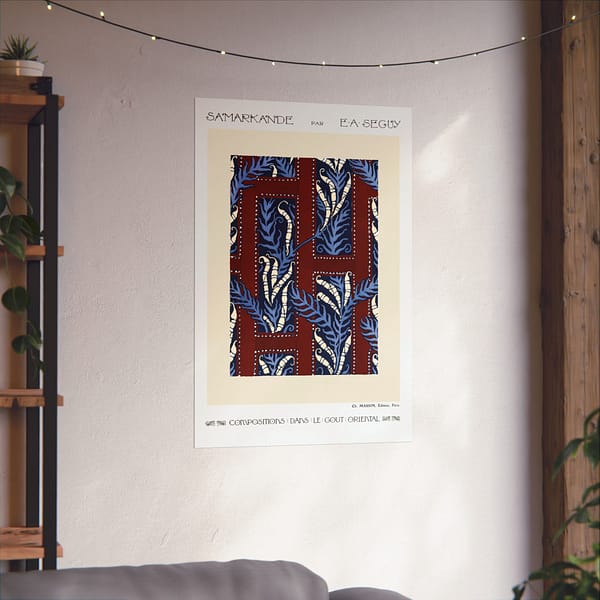 4339787664011616754_2048.jpeg Fern Pochoir Pattern - Compositions dans le Gout Oriental - E. A. Séguy (1914) - Art Deco Poster Print
