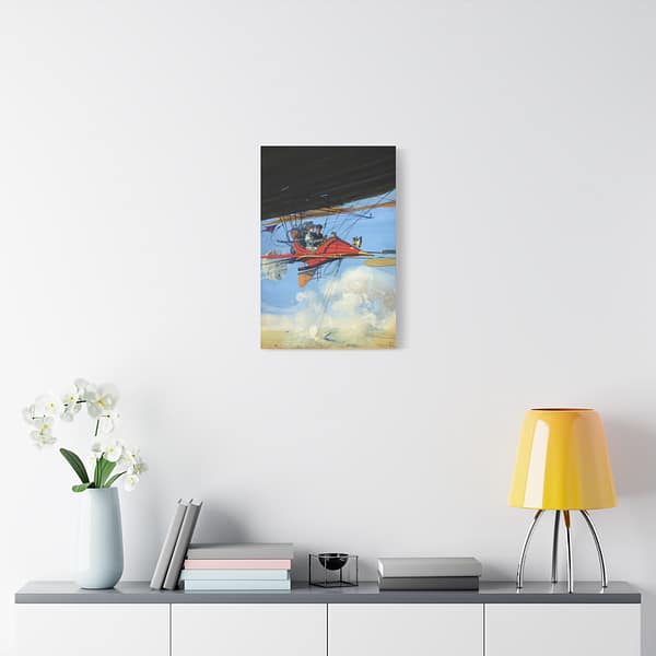 4343903423803260875_2048.jpeg Vintage Air Travel - Harry Grant Dart - Vintage Art Canvas Print