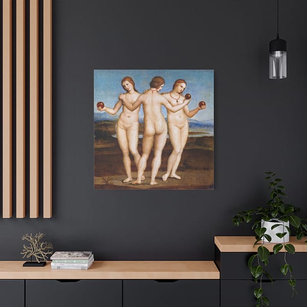 4498668232050004317_2048.jpeg The Three Graces - Raphael (c. 1503-05) - Renaissance Canvas Print