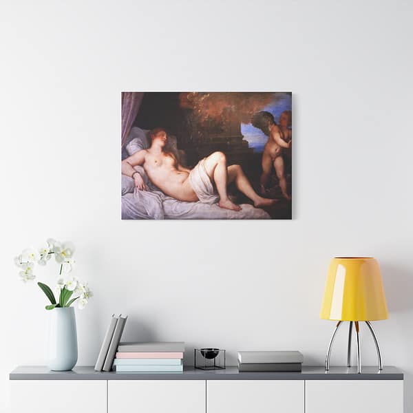 4573587362924579815_2048.jpeg Danaë - Titian (c. 1544-46) - Renaissance Canvas Print