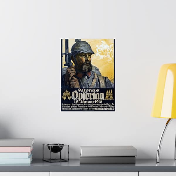 4730348906431903718_2048.jpeg Altona's Opfertag, 18. Januar - Wilhelm Battermann (1916) - Patriotic WWI Poster Print