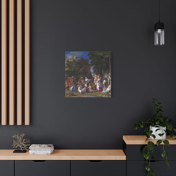 4901918026514250332_2048.jpeg The Feast of the Gods - Giovanni Bellini and Titian (c. 1514-29) - Renaissance Canvas Print