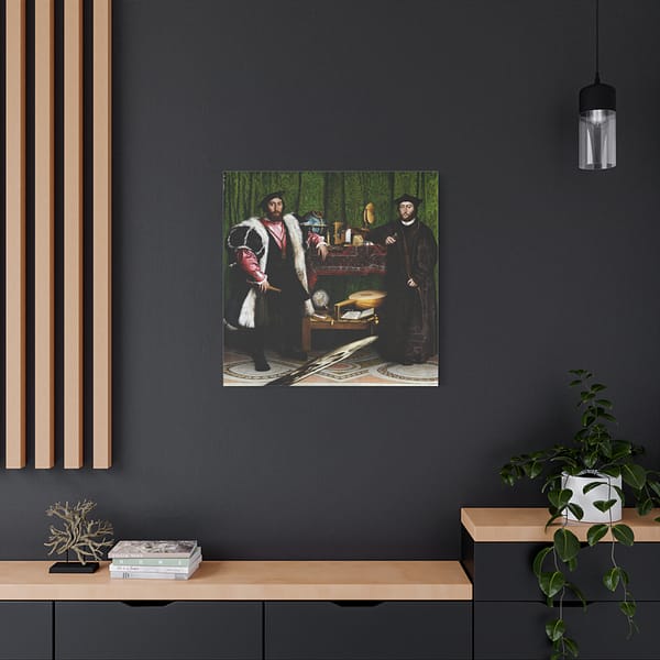 491025800922973410_2048.jpeg The Ambassadors - Hans Holbein the Younger (1533) - Renaissance Canvas Print