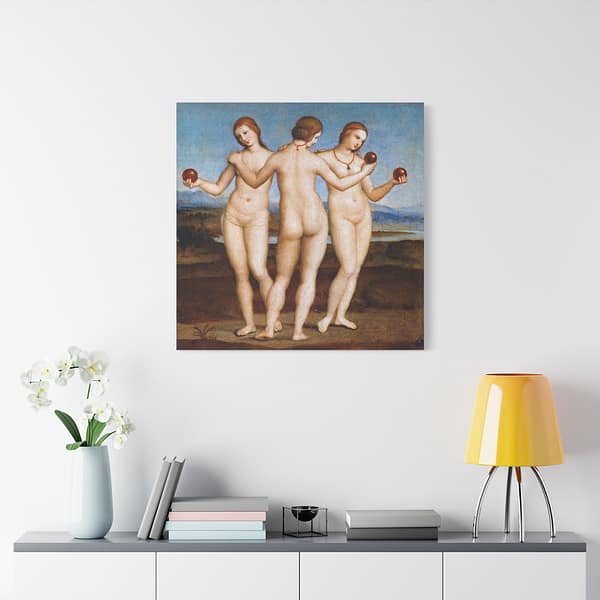 4930589984974311865_2048.jpeg The Three Graces - Raphael (c. 1503-05) - Renaissance Canvas Print