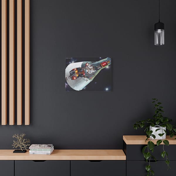 509538112476151391_2048.jpeg Two-man Gemini Spacecraft in Flight - NASA (c. 1965) - Space Age Canvas Print