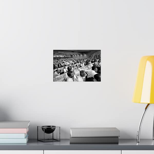 5124810035579044003_2048.jpeg Kennedy Space Center Mission Control during Apollo 11 Launch - NASA (1969) - Space Age Poster Print