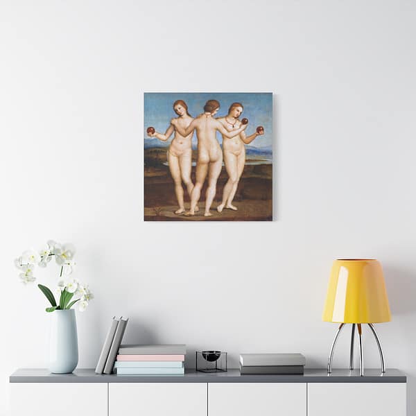 5316394745257034018_2048.jpeg The Three Graces - Raphael (c. 1503-05) - Renaissance Canvas Print