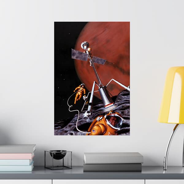 5391957878907029060_2048.jpeg Possible Exploration Programs - NASA, Pat Rawlings (1986) - Space Age Poster Print
