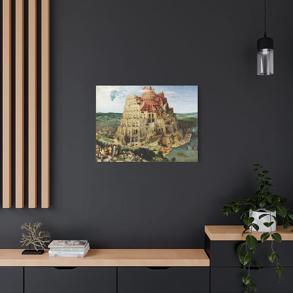 540420685286347530_2048.jpeg The Tower of Babel - Pieter Bruegel the Elder (1563) - Renaissance Canvas Print